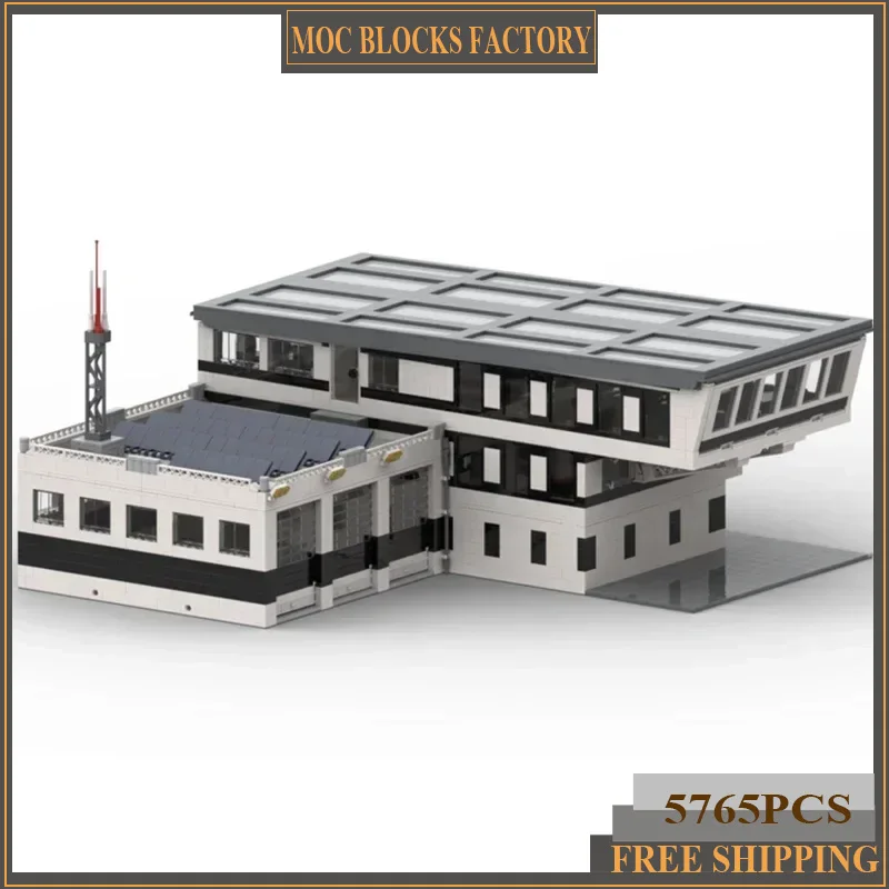 

Модель City Street View Moc, строительные кирпичи, Германия, SEG Station Technology, модульные блоки, подарки, рождественские игрушки, наборы «сделай сам», сборка