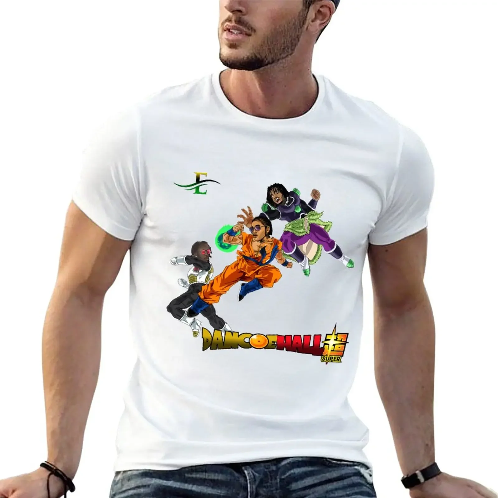 DANCEHALL SUPER EBAZON T-Shirt aesthetic clothes tees graphics Men's t-shirts