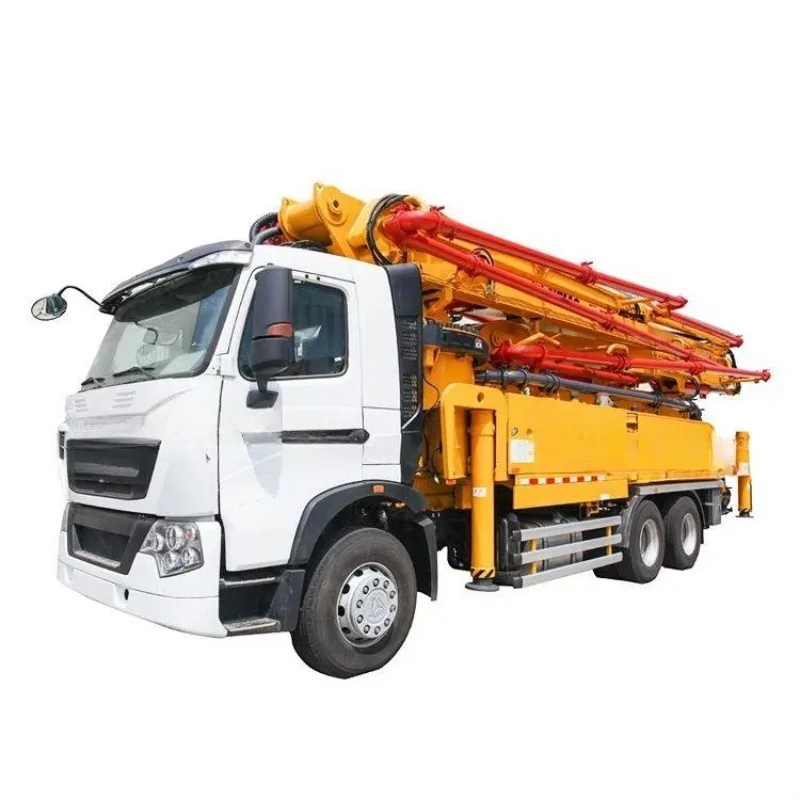 Concrete Pump Truck Mobile Truck Mounted Placing Boom Pump with Hydraulic System for Commercial Construction Work