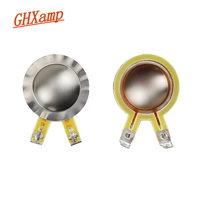 GHXAMP 25.5 Core Titanium Film Tweeter Professional Audio Accessories Voice Coil With terminal 2PCS