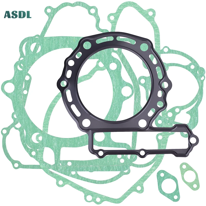 

400cc Motorcycle Complete Full Cylinder Head Overhaul Gasket Mat Pad Kit for Suzuki DR-Z400 DR-Z400E DRZ400S SM L1-L7 2018-2023