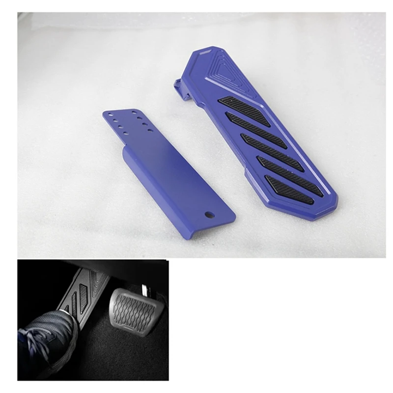 Super Sale Driver Foot Rest Left Side Kick Panel for Jeep Gladiator JT Anti-Slip 2018-2022 for Jeep Wrangler JL JLU 4XE Blue