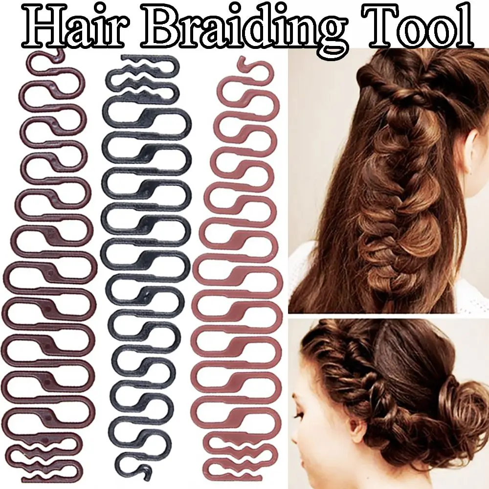 Plastic Hair Weave Artifact French Fishbone Hair Braid Wave Braid Clip Braiders Twist Braid Tool Hair Braider Hair Styling Tool