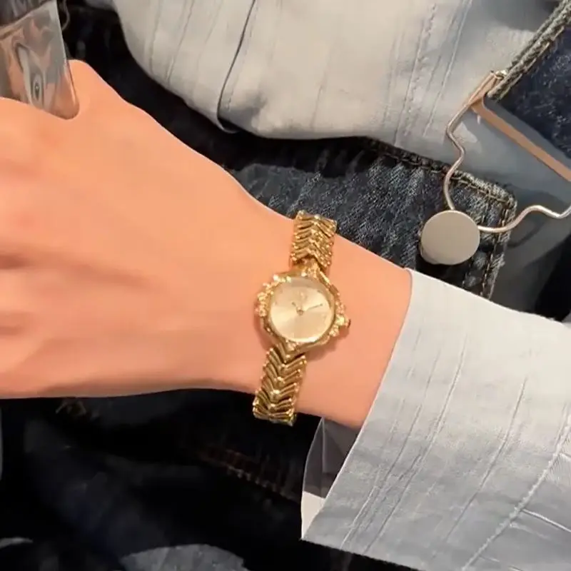 Fashion Temperament Minimalism luxury Women Watches Rhinestone quartz Watch For women girl Student gift Ladies Wristwatch