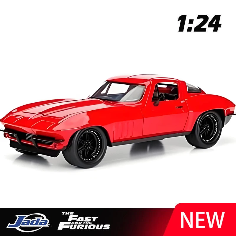 

JADA 1:24 Fast & Furious Corvette F8 легкосплавный автомобиль, литье под давлением и игрушечный транспорт, модель автомобиля, миниатюрная масштабная модель автомобиля для детей