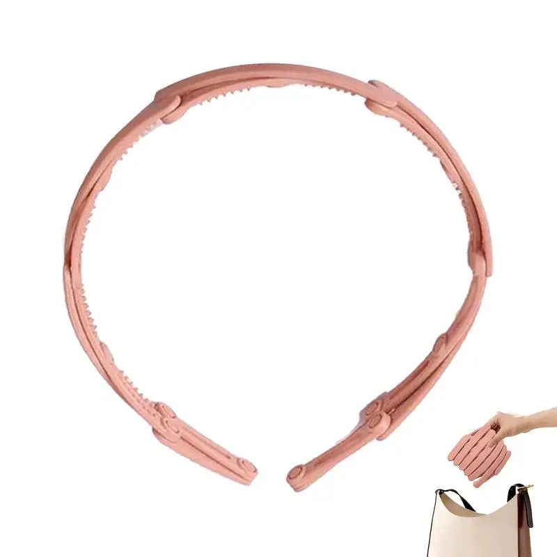 Folded Hair Bands Foldable Travel Headband Telescopic Folding Headband Multipurpose Hairband Hair Clips Hair Hoop For Women