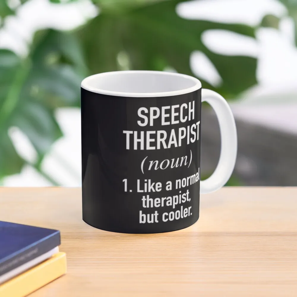 Speech Therapist Defined Classic  Mug Design Simple Gifts Coffee Picture Tea Handle Round Photo Image Drinkware Printed Cup