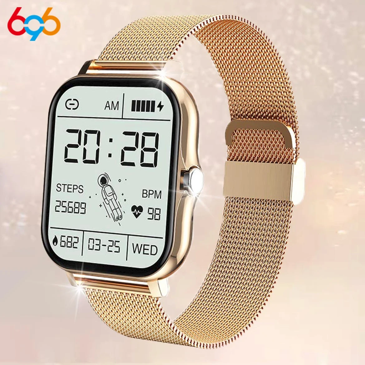 New Smart Watch For Men Women Gift Full Touch Screen Sports Fitness Watches Blue Tooth Call Smartwatch Music Lady Wristwatch