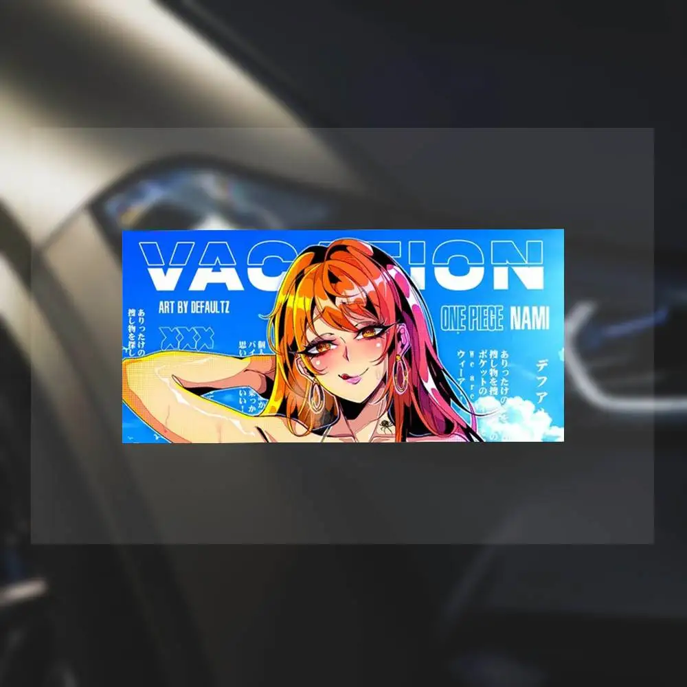 

Anime Girl Hentai Nami O-One P-Piece Motorcycle Reflective Stickers Skateboard Laptop Water Bottle Toy Children's Decor