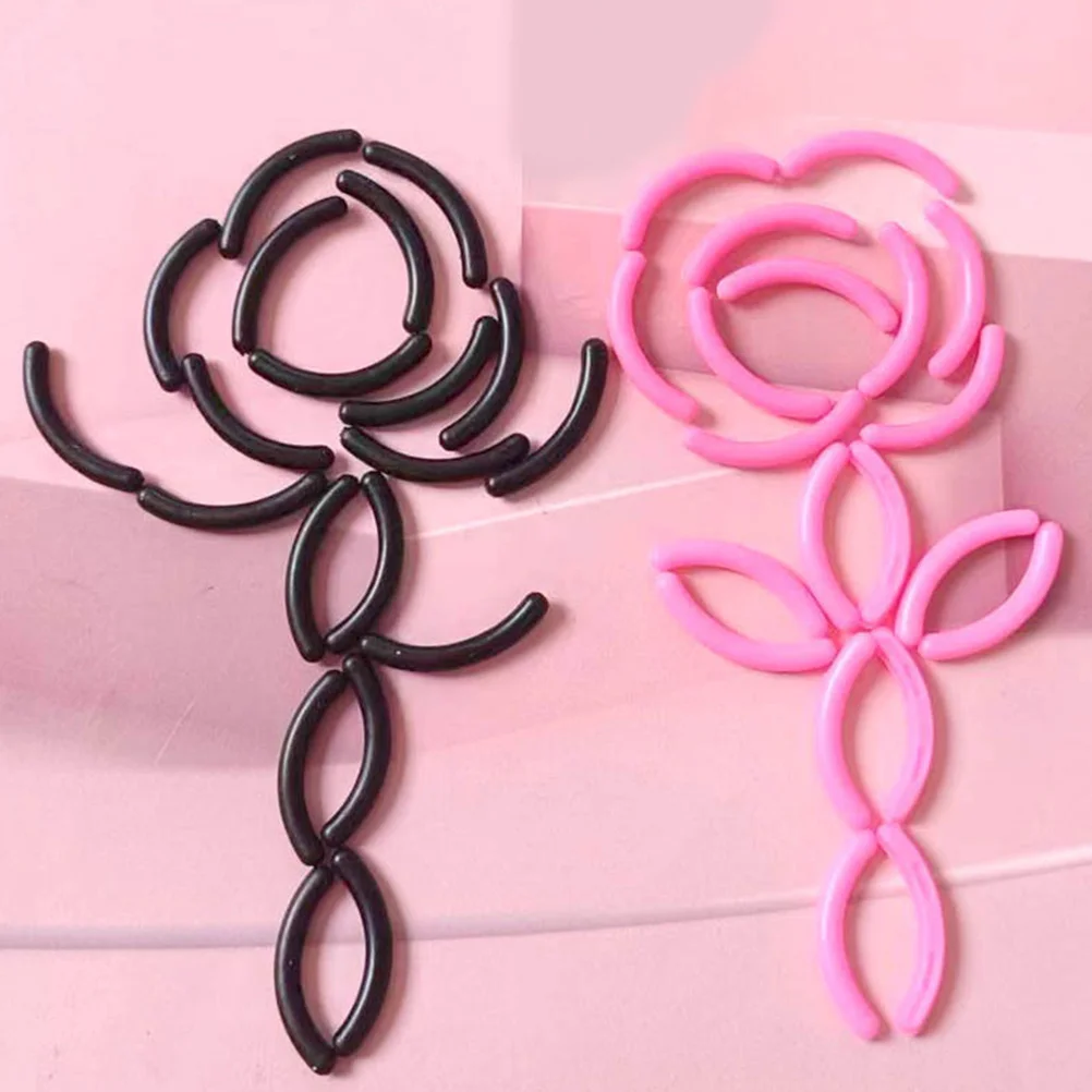 30 قطعة من وسادات تجعيد الرموش المصنوعة من السيليكون ووسائد مرنة متينة لتجربة مكياج آمنة لإعادة تعبئة أدوات تجعيد الرموش #6