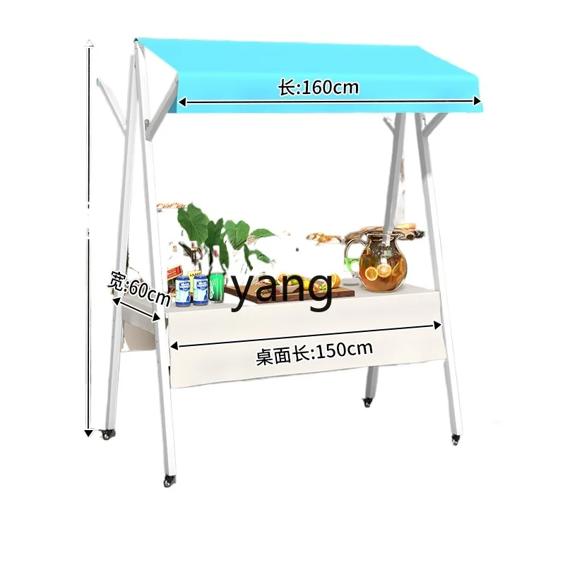 

CX market stall trolley outdoor night market stall folding display stand