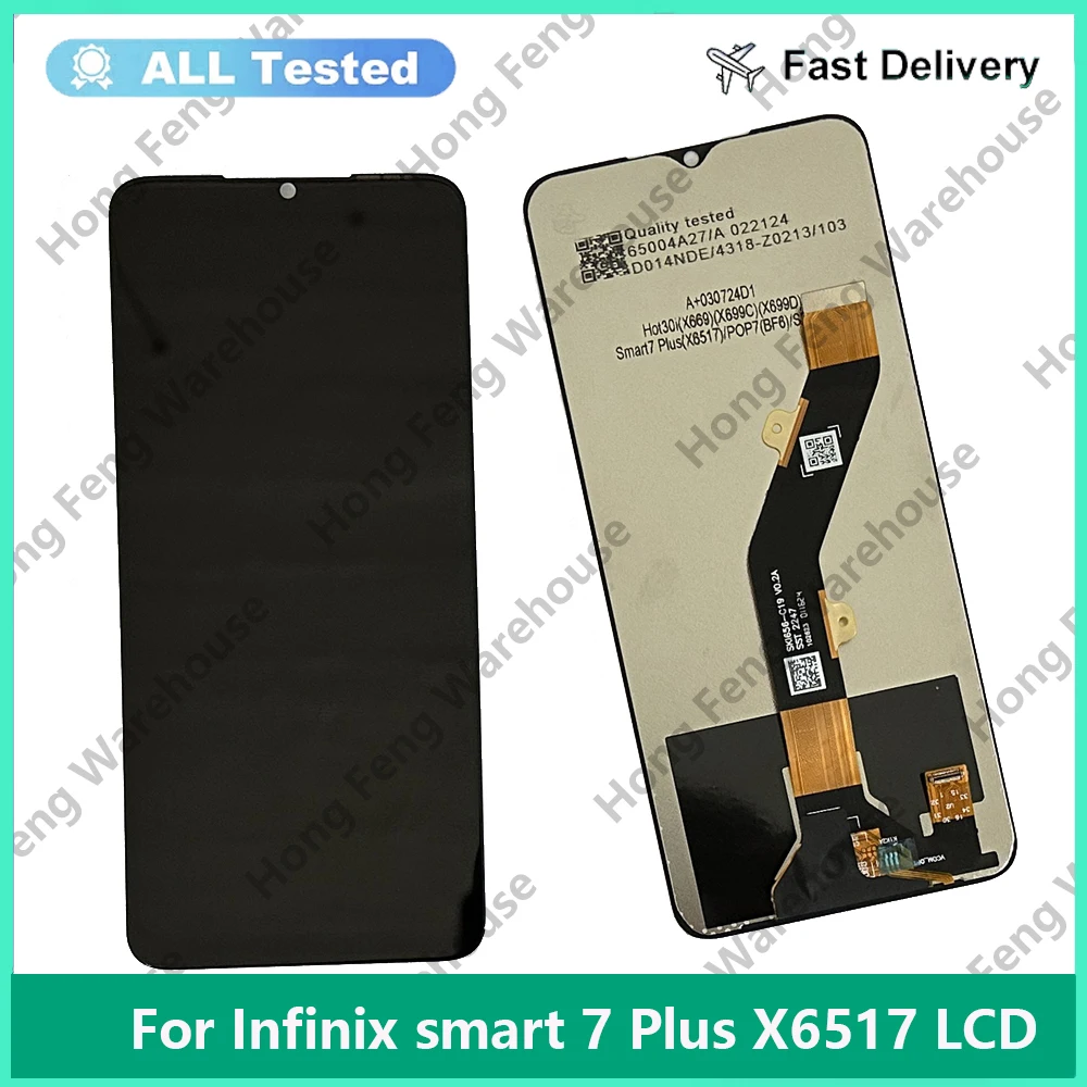 

For Infinix Smart 7 Plus X6517 lcd Display Touch Screen Digitizer Sensor Assembly Replacement For Infinix Smart 7 Plus X6517 lcd