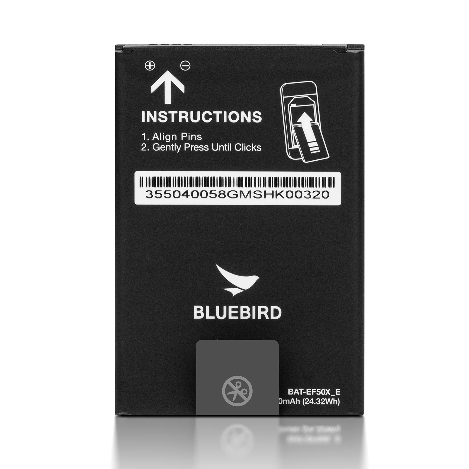 6400mAh Barcode scanner battery For Bluebird EF500, EF500R,EF501,EF501R.BAT-EF500_S,BAT-EF50S,BAT-EF50X,BAT-EF50X_E,355040040