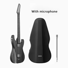 AeroBand エレキギター シリコン弦 着脱ネック ギターバッグセット B 特別割引