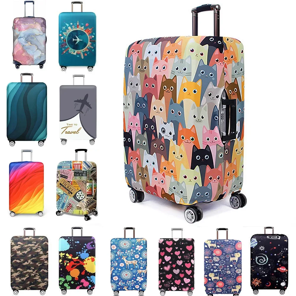 Luggage Cover Suitcase cover Stretch Luggage Protector Baggage Dust Case Covers Suitable18-32Inch Suitcase Case Travel Organizer