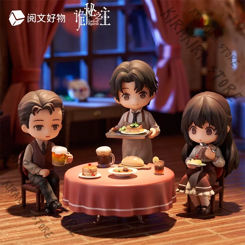 Lord of Mysteries Moretti Family Q Version Garage Kits Genuine Model Kit Limited Edition Figurine Dinner Series Scene Ornament