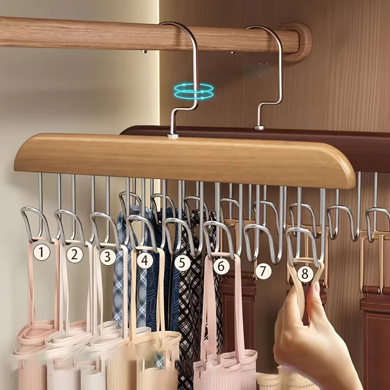 1Pc Multi-function Vest Underwear Suspender Hook Storage Artifact Suit Clothes Hanger Hat Belt Suspender Dress Hanger