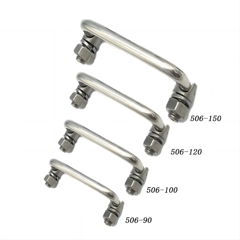 Schubladengriff aus Metall, klappbar, U-förmig, mechanischer Türgriff, Klimmzugstange, Schubladen, Küchenschrank, Kleiderschrank – Detail 8