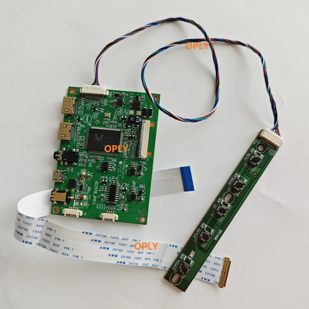 

2 мини-HDMI-совместимых платы контроллера EDP для LP156WF7-SPA1 LP156WF7-SPN1 LP156WF7 SP 1920X1080 Панель со светодиодным экраном micrio USB