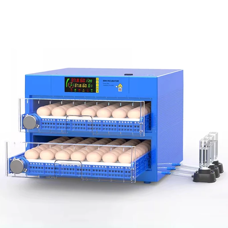 220V Digital Intelligent Poultry Egg Incubator, Automatic Egg Turning, Temperature and Humidity Control, 128 Eggs Incubator