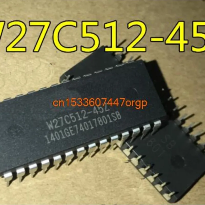 

Free shipping 10pcs/lot W27C512P W27C512P-45Z PLCC-32 64K X 8