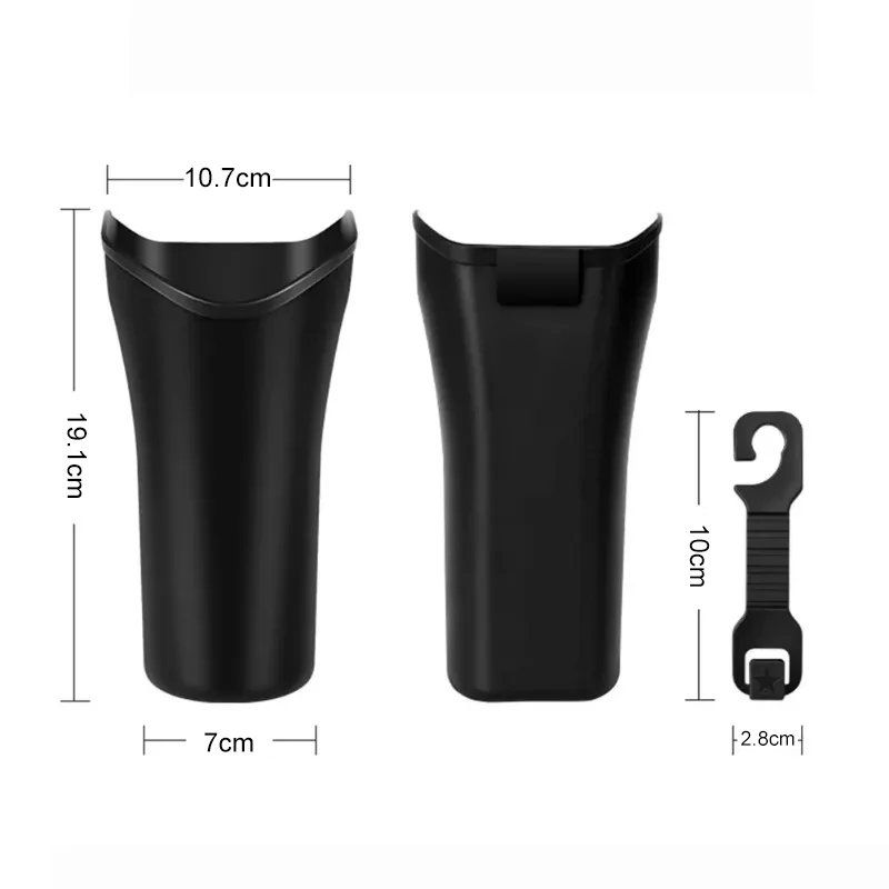 1/2 Piece Car Waterproof Umbrella Set Multi Functional Car Storage Garbage Can Car Rear Seat Umbrella Frame Beverage Rack