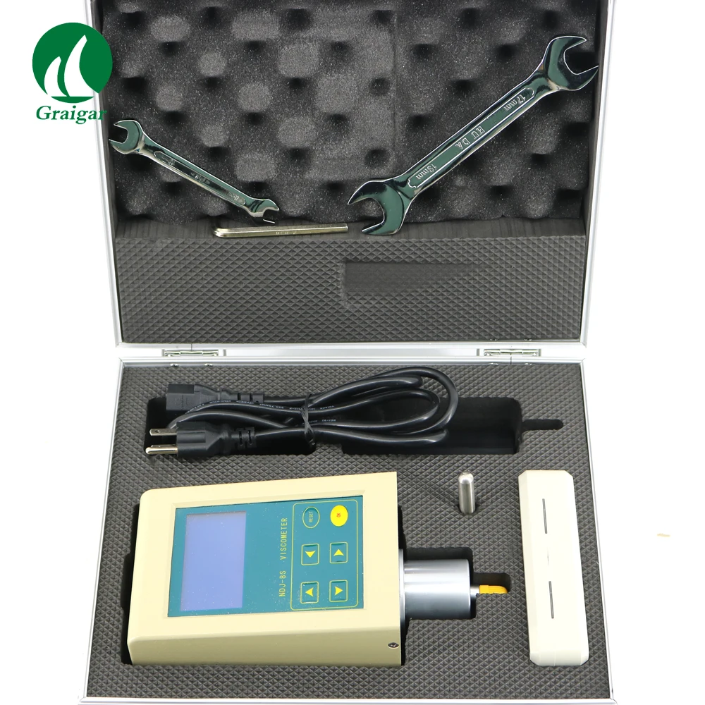 NDJ-8S Digital Rotary Viscometer Range 1~2000000mPa.s Liquid Viscosity Meter