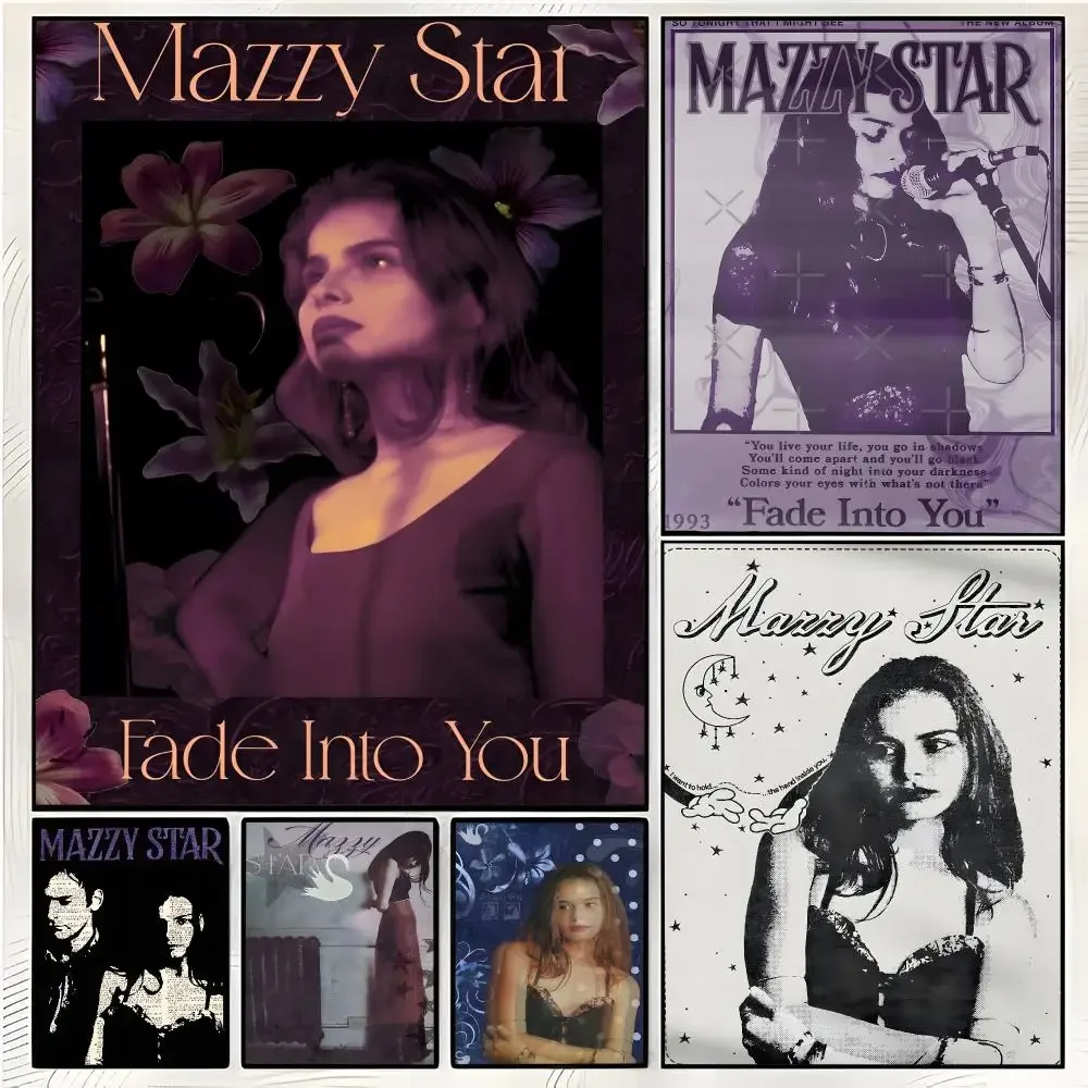 Band Ethereal Dreampop Mazzy Star Painting Calligraphy Canvas Wall Art Mural Living Room Canvas Decor Gifts