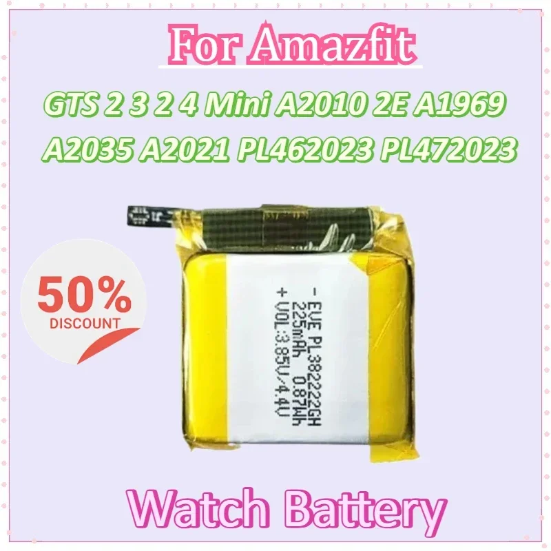 

Battery for Amazfit GTS 2 3 2 4 Mini A2010 2E A1969 A2035 A2021 PL462023 PL472023 T-rex Verge Lite Pro GTR PL502625H GTR3 PRO