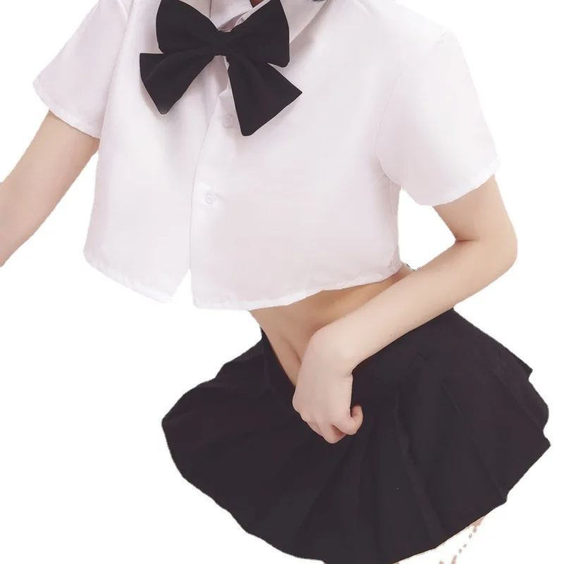 Sexy underwear student dress sexy jk uniform seductive hot pleated skirt secretary role play suit