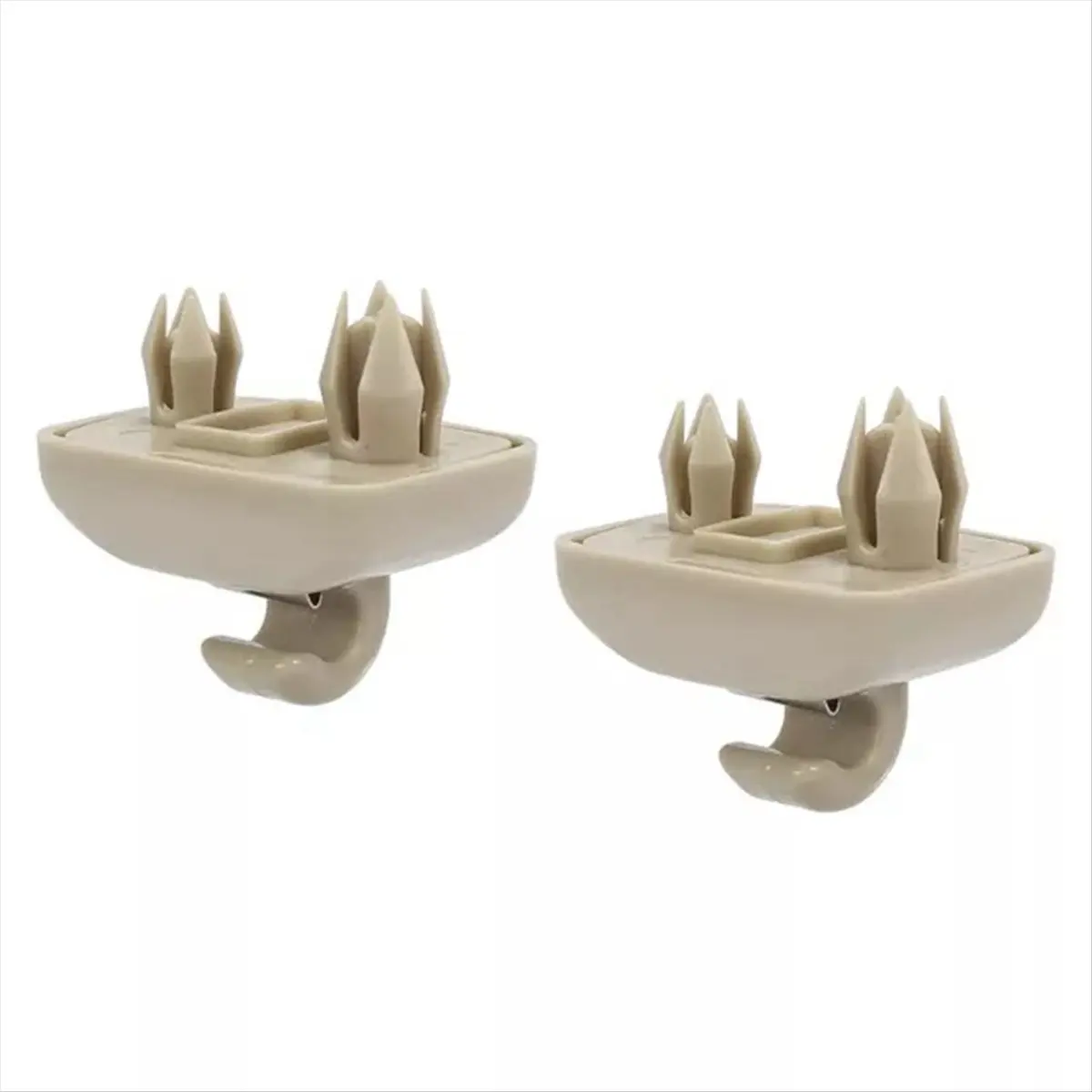 #34U (Khaki)2 Pcs Sun Hat Clip Light Barrier Clip Hook For Audi A4 A5 S4 Q3 TT,Automotive Parts & Accessories
