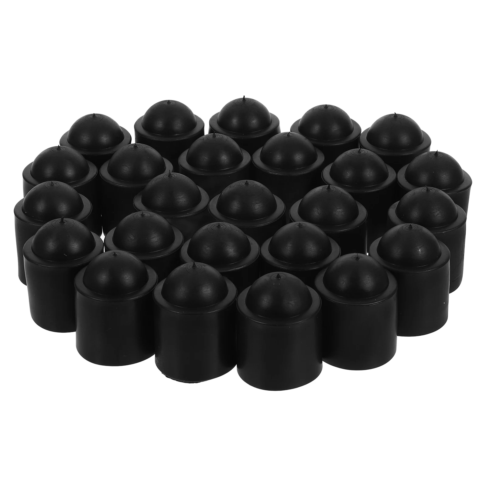 

25pcs Cue End Protector Rubber Billiards Cue End Protector Sleeve Pool Cues Tip Covers Replaceable Snooker Parts Accessories