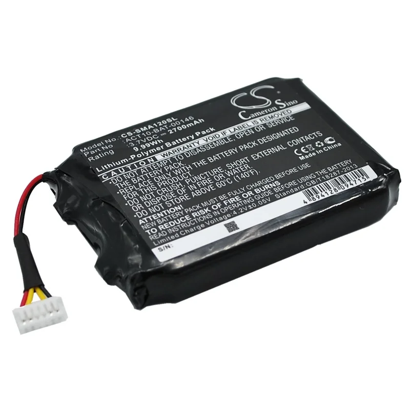 

2700mAh Battery 1S2PE583759-02X, ACT10-BAT-00146 for Satmap Active 10, Active 12