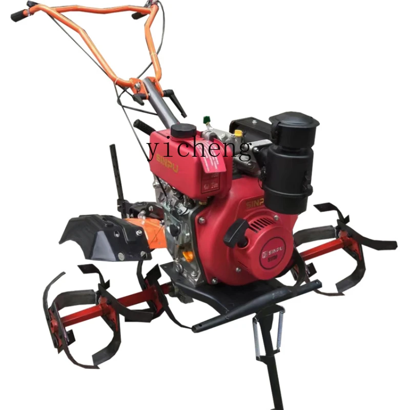 XL Diesel Mini-Tiller Cultivation Machine Soil Turning, Weeding, Ditch Opening, Paddy Field, Loose Soil Soil Preparation Machine