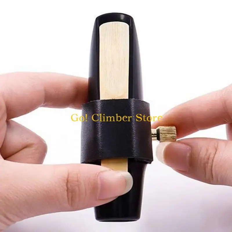 Q84C Flexible Altos Saxophone Ligature with Antislip Saxophone Clamps for Enhanced Stability During Performances