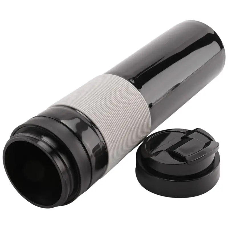 A66T-Coffee Maker French Press Travel Coffee Mug Portable Tea And Coffee Maker Bottle, Hot And Cold Coffee Brewer