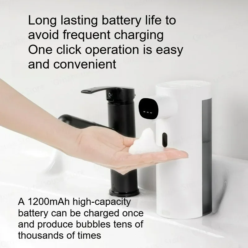 Intelligent Sensing Foam Soap Dispenser 300ml Automatic Hand Sanitizer Contactless Electric Soap Dispenser Foam Generator