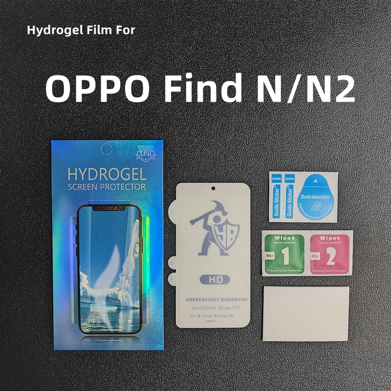 

2/3/4 шт. HD гидрогелевая пленка для OPPO Find N2 Защитная пленка для экрана для OPPO Find N Прозрачная внешняя защитная пленка не закаленное стекло
