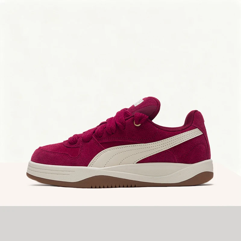 Puma Park Luna: Comfortable, Soft, Versatile, Breathable, Lightweight, Casual Low-Top Sneakers for Women – Red 402510-06