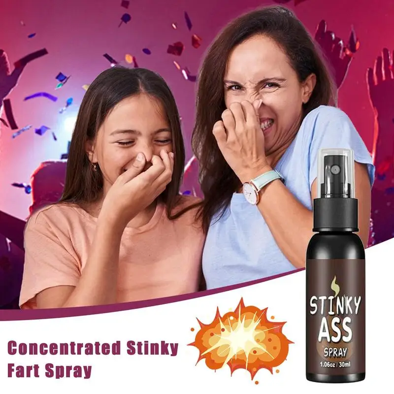 Spray per scoregge da 30 ml Odore dell'Inferno Spray Puant Spray per scoregge a lunga durata per scherzi Liquido Assfart Regali divertenti per bavaglini