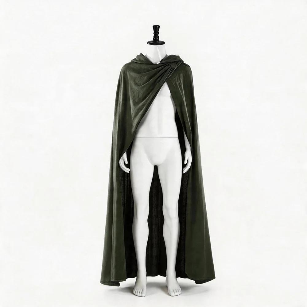 Medieval Knight Robe Cosplay Role-playing Halloween Costume Cloak Women's Fashion Historical Period Piece Summer New Arrival