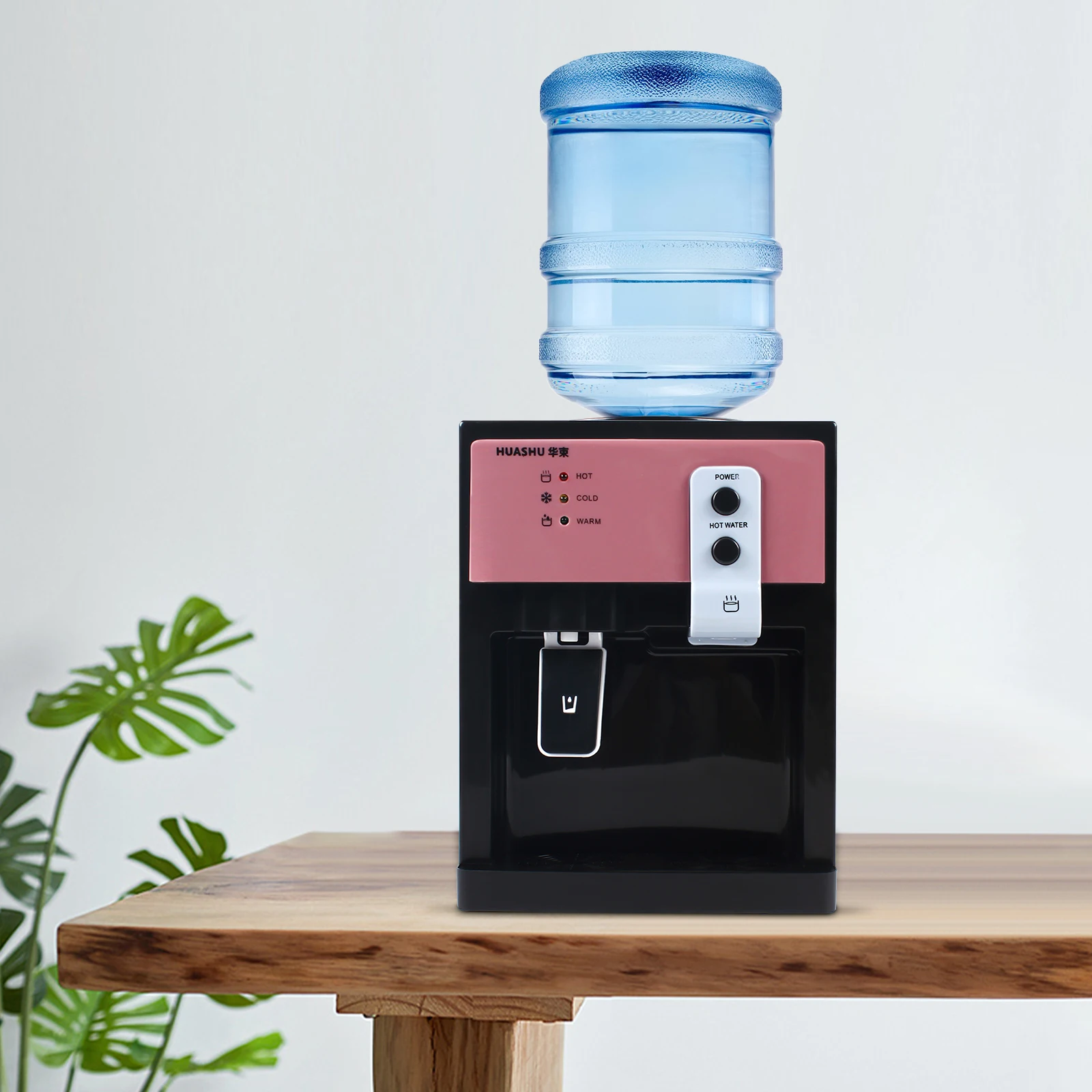 Countertop Water Dispenser Top Loading Hot and Cold Water Dispenser Small Table Drinking Machine for Home Office