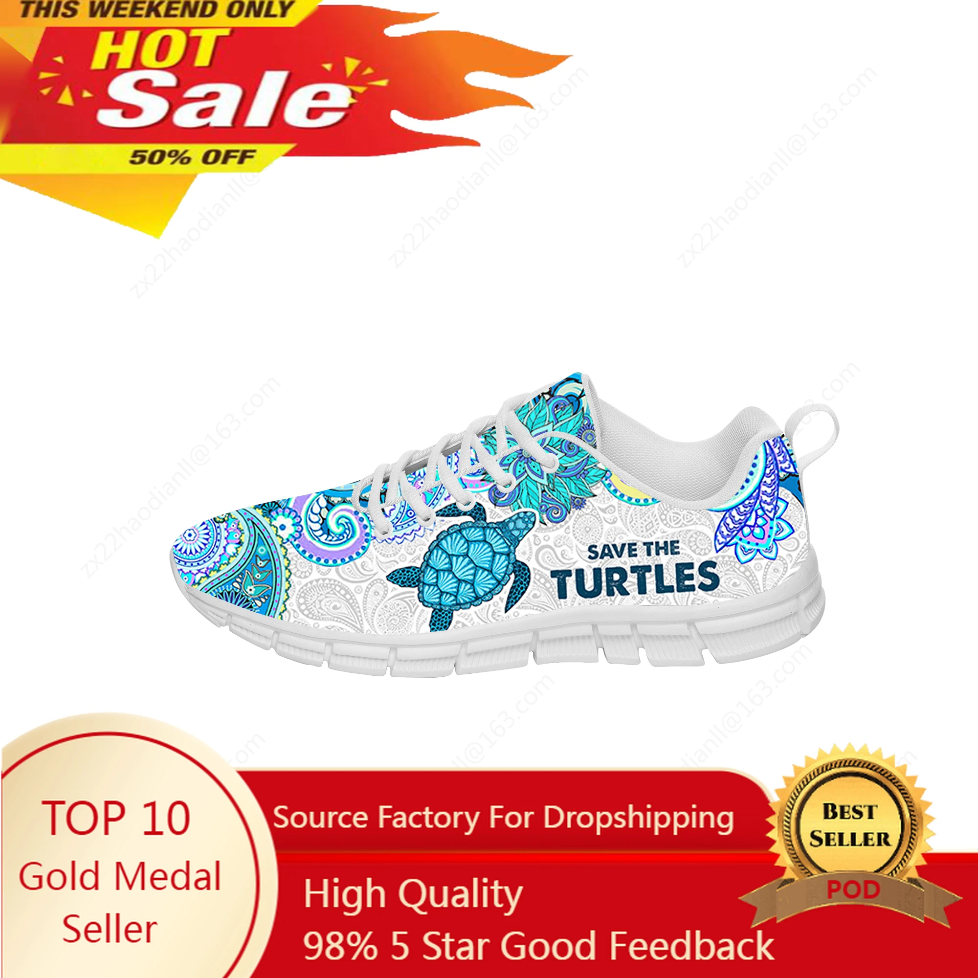 

Save The Turtles Sneakers Mens Womens Teenager Casual Cloth Shoes Canvas Running Shoes 3D Print Breathable Lightweight shoe