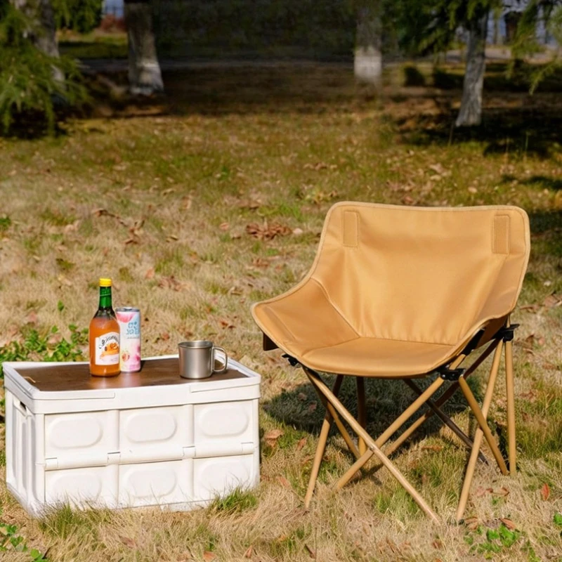 Relaxing Portable folding chair ergonomic art Simple Camping Beach chair seat backrest fishing silla de playa outdoor furniture