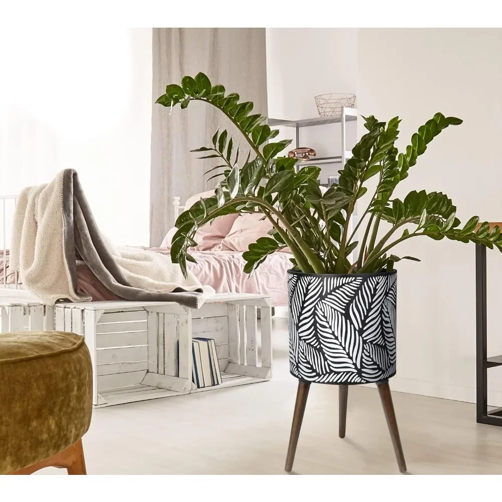 

Flower pot, 14 inch potted plant stand, for indoor use, flower pot with legs, plant rack flower pot