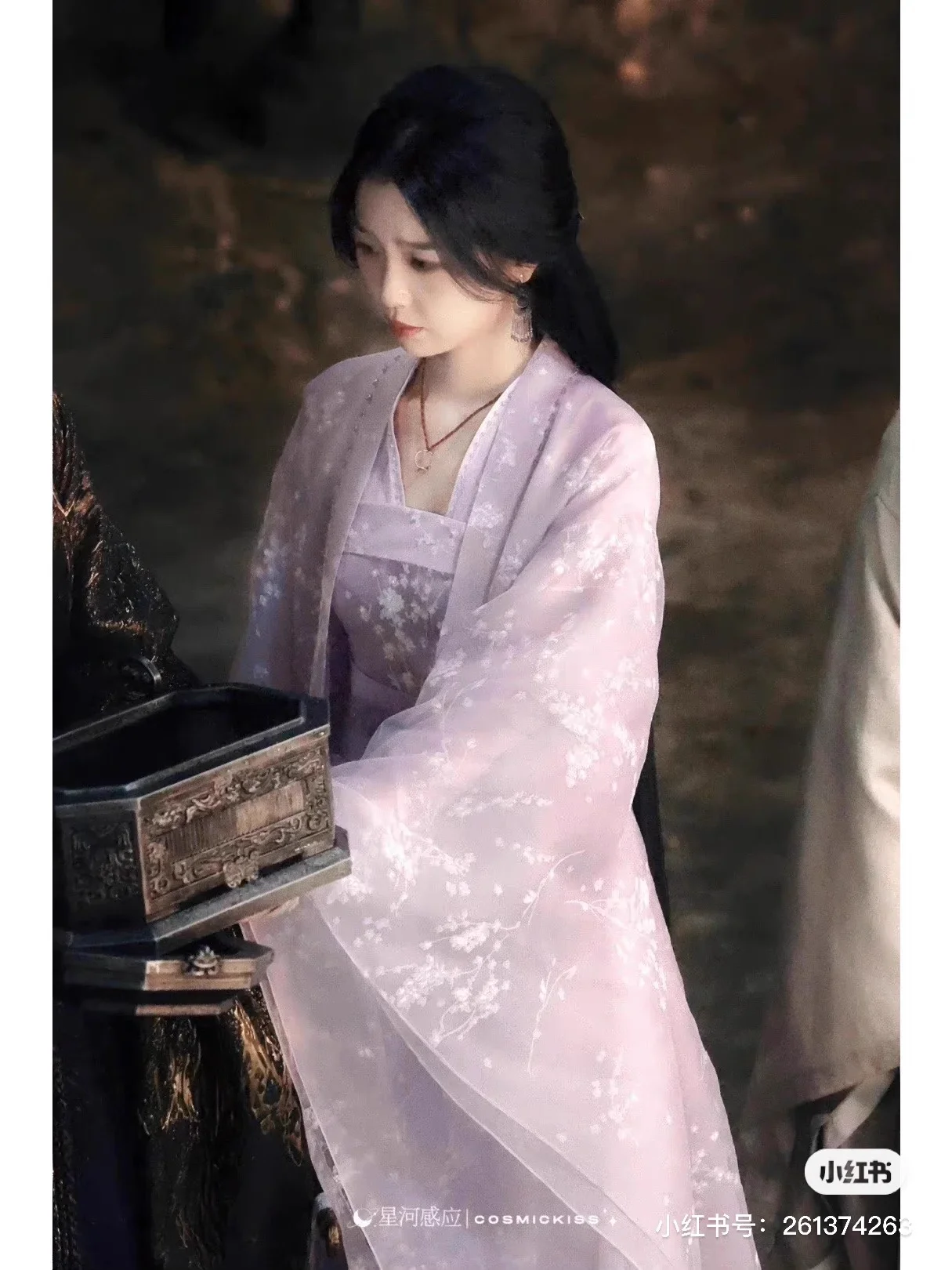 Hot Drama Yun Zhi Yu My Journey To You Actress Yu Shuxin Same Design Wei Jin Period Wide Sleeve Costume Stage Performance Hanfu