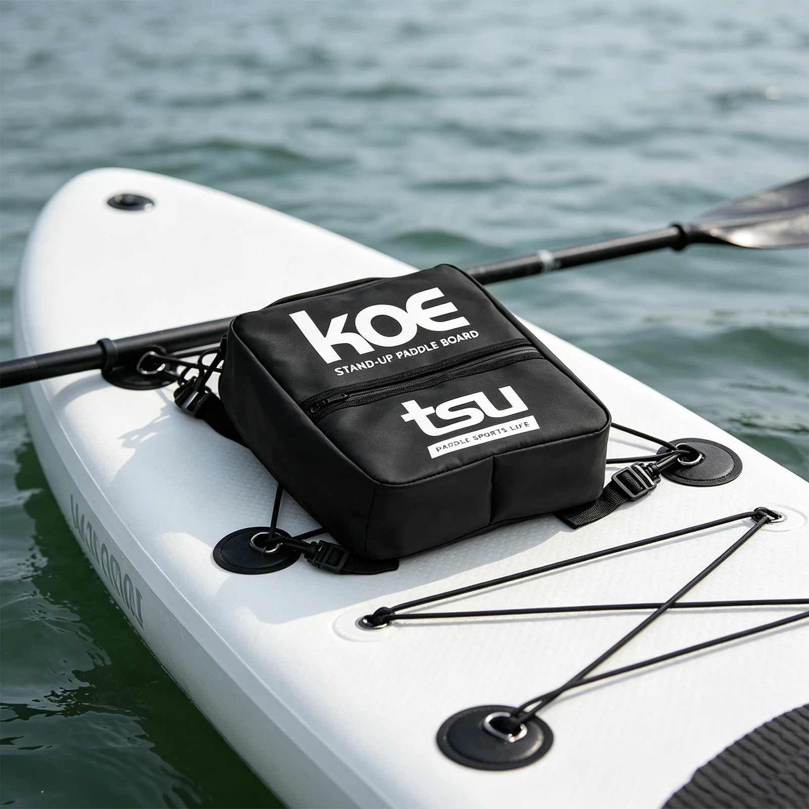 PU Paddle Board Deck Cooler Bag Large Capacity Insulation Storage Bag Portable Cooling Case for Kayaking Surfboard Beach Camping