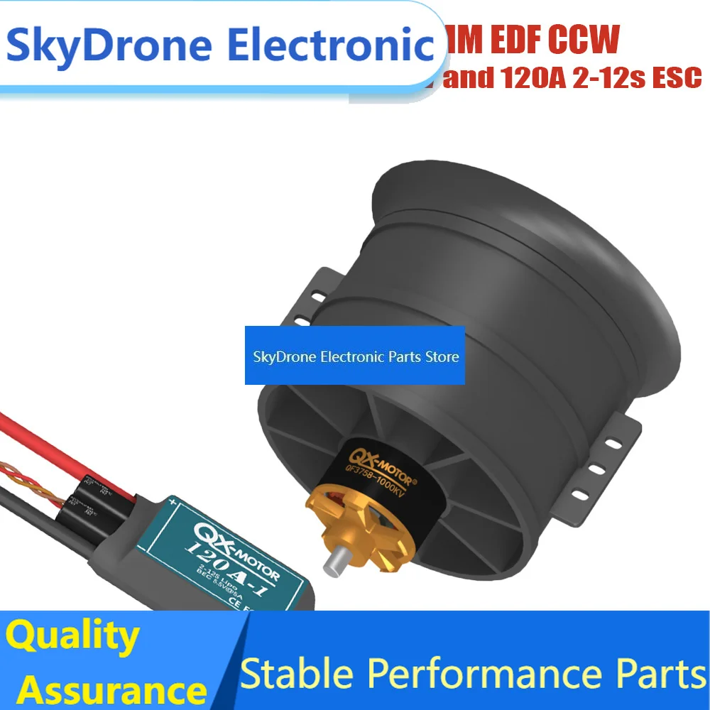 SkyDEl90mm EDF 12 Blades Ducted Fan CW CCW