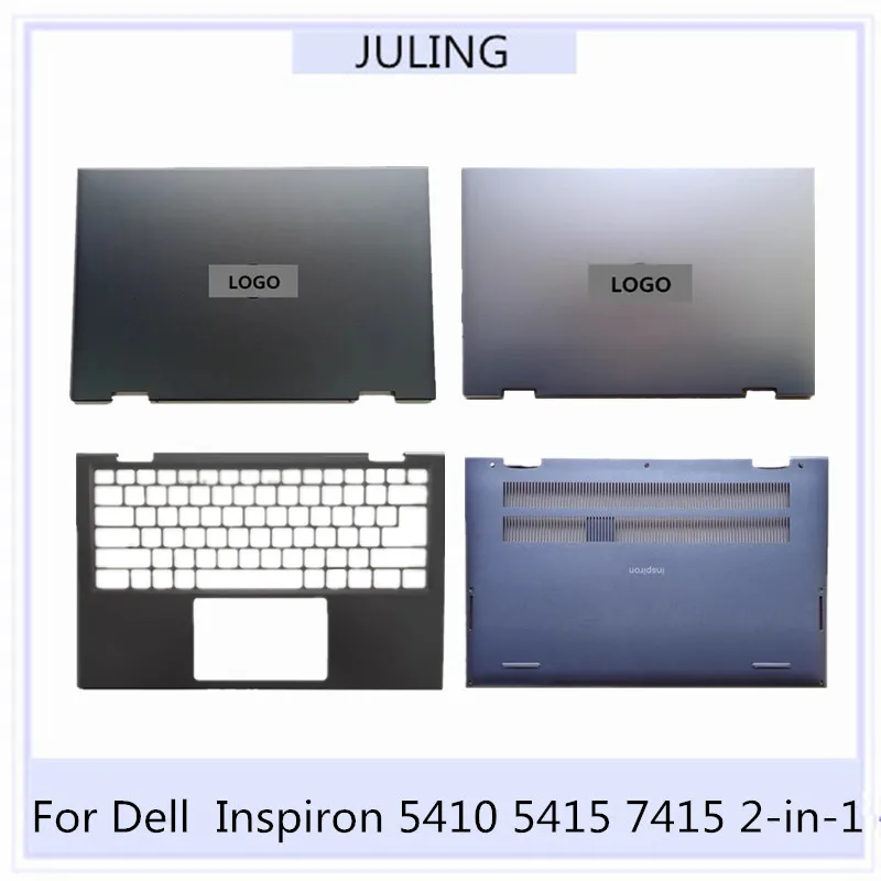 

For Dell Inspiron 5410 5415 7415 2-in-1 Laptop Top Case LCD Back Cover/Palmrest Upper Cover/Housing Bottom Case