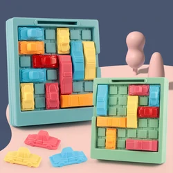 Traffic Rush Hour Puzzle Game, Racing Rush Hour Car Huarong Road Logical Reasoning Desktop Game, Parent-child Interaction Toys
